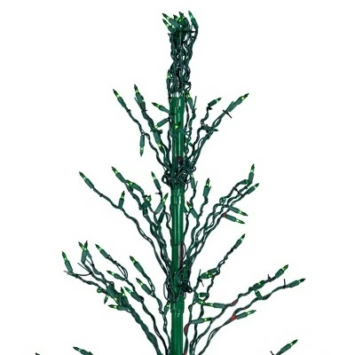 Cheap ๐ Northlight 6' Prelit Artificial ๐ Christmas Tree White Lighted Cascade Twig Outdoor Decoration - Green Lights ๐ 4 Cheap ๐ Northlight 6' Prelit Artificial ๐ Christmas Tree White Lighted Cascade Twig Outdoor Decoration - Green Lights ๐ - Image 2