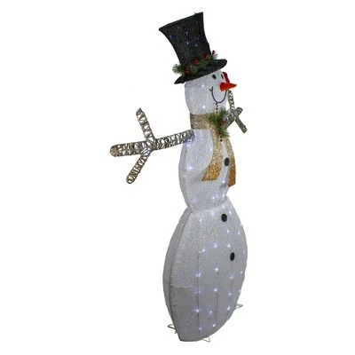 Coupon ๐งจ Northlight 72" White and Black LED Lighted Snowman with Top Hat ๐ Christmas Outdoor Decoration ๐ 5 Coupon ๐งจ Northlight 72" White and Black LED Lighted Snowman with Top Hat ๐ Christmas Outdoor Decoration ๐ - Image 3