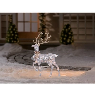 Promo ๐ Northlight 46" Lighted 2-D Silver Glitter Reindeer โ Christmas Outdoor Decoration ๐ฏ 5 Promo ๐ Northlight 46" Lighted 2-D Silver Glitter Reindeer โ Christmas Outdoor Decoration ๐ฏ - Image 3