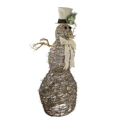 Flash Sale 👏 Northlight 48" LED Lighted Rattan Snowman Outdoor 🎅 Christmas Decoration 🌟 3 Flash Sale 👏 Northlight 48" LED Lighted Rattan Snowman Outdoor 🎅 Christmas Decoration 🌟