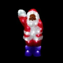 Buy 🎁 Northlight 14" Lighted Commercial Grade Acrylic Waving Santa Claus ❄ Christmas Outdoor Decoration ✨