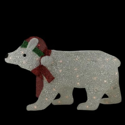 Best deal โจ Northlight 19.25" White Lighted 2D Glittered Polar Bear Outdoor ๐ Christmas Decor ๐ 3 Best deal โจ Northlight 19.25" White Lighted 2D Glittered Polar Bear Outdoor ๐ Christmas Decor ๐