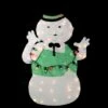 Best deal 👏 Northlight 33" Pre-Lit White and Green Snowman 🎅 Christmas Outdoor Decor 😍