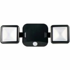 New 🤩 Energizer 600 Lumens Outdoor LED Motion Sensing Dual Head Security Outdoor Wall Light Black 🛒