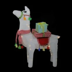 Best reviews of 👍 Northlight 31" LED Lighted Plush Fabric Llama with Gifts ❄ Christmas Outdoor Decoration ✔️ -Outdoor Lighting Store unnamed file 1120
