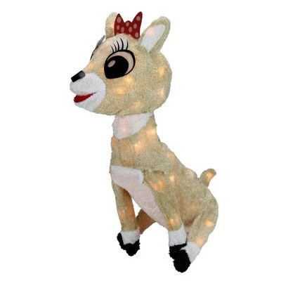 Cheapest ⌛ Northlight Rudolph the Red Nosed Reindeer ❄ Christmas 18" Prelit Clarice Outdoor Decoration - Clear Lights 🔥 4 Cheapest ⌛ Northlight Rudolph the Red Nosed Reindeer ❄ Christmas 18" Prelit Clarice Outdoor Decoration - Clear Lights 🔥 - Image 2