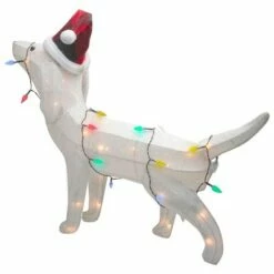Buy 💯 Northlight 32" LED Lighted Dachshund 🦮 Dog in Santa Hat Outdoor 🎅 Christmas Decoration 🎉 -Outdoor Lighting Store unnamed file 1130