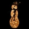 Cheap 😀 Northlight 43" Pre-Lit White and Gold Snowman Outdoor 🎄 Christmas Yard Decor 👏 -Outdoor Lighting Store unnamed file 1146