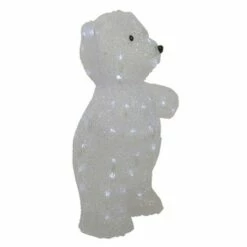 Best deal 🥰 Northlight 16.5" Lighted Commercial Grade Acrylic Polar Bear 🎄 Christmas Display Decoration ⌛
