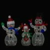 Cheapest 🤩 Northlight Set 3 Lighted Glittering Mesh Snowmen JOY Outdoor ❄ Christmas Decoration ⭐