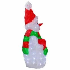 Budget 👍 Northlight 25" Lighted Commercial Grade Acrylic ❄ Christmas Snowman Display Decoration 👍 -Outdoor Lighting Store unnamed file 1189