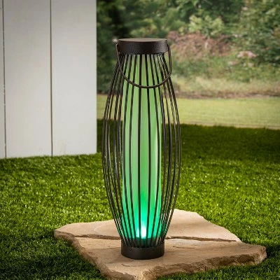 Wholesale ๐ฅฐ Garden Meadow 21-Inch High Solar-Powered Metal Barrel Lights with Handles, Set of 2 ๐ 3 Wholesale ๐ฅฐ Garden Meadow 21-Inch High Solar-Powered Metal Barrel Lights with Handles, Set of 2 ๐ - Image 2