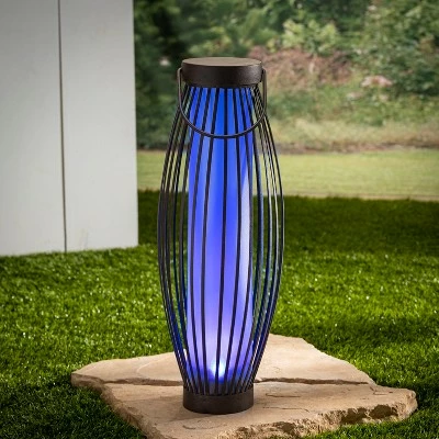 Wholesale ๐ฅฐ Garden Meadow 21-Inch High Solar-Powered Metal Barrel Lights with Handles, Set of 2 ๐ 4 Wholesale ๐ฅฐ Garden Meadow 21-Inch High Solar-Powered Metal Barrel Lights with Handles, Set of 2 ๐ - Image 3