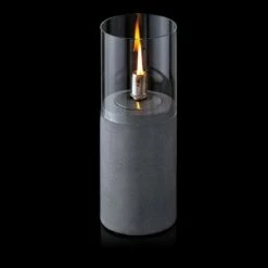 Deals 🧨 Alpine Corporation Outdoor Cement Stainless Steel Cylinder with Oil Burner Gray 🌟 -Outdoor Lighting Store unnamed file 1270