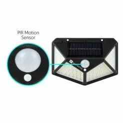 Cheapest ⭐ Dartwood Outdoor Solar Lights with Motion Sensor - 100 LED 450 Lumens Bright Weatherproof Wall Spotlight for Gardens Porches Walkways Patio (4-8 Pack) 🔔 -Outdoor Lighting Store unnamed file 128