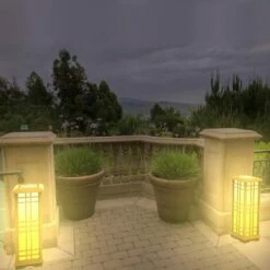 Best reviews of 😉 Solar LED Zen Outdoor Lantern with Amber/White Light - Techko Maid 🛒 -Outdoor Lighting Store unnamed file 1295