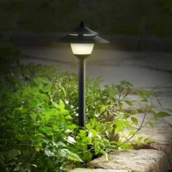 New 🧨 John Timberland Pagoda Textured Black 8-Piece LED Landscape Path Light Set 🧨 -Outdoor Lighting Store unnamed file 1357