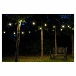 Best Pirce ❤️ 12ct Classic Café Outdoor String Lights Integrated LED Bulb - Black Wire - Enbrighten ⭐ -Outdoor Lighting Store unnamed file 14