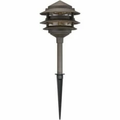 Deals 🧨 John Timberland Pagoda Bronze 10-Piece Outdoor LED Landscape Lighting Set 🤩