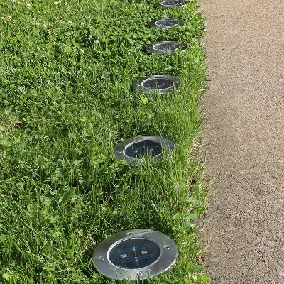 Promo 🥰 Sunnydaze Decor Sunnydaze Outdoor Landscape Driveway Solar Powered Garden Pathway Ground Stake Bright White LED Lights - 24pk 💯 4 Promo 🥰 Sunnydaze Decor Sunnydaze Outdoor Landscape Driveway Solar Powered Garden Pathway Ground Stake Bright White LED Lights - 24pk 💯 - Image 2