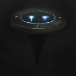 Cheap ⌛ Sunnydaze Decor Sunnydaze Outdoor Solar Garden Disk Style Bright White Pathway Ground Stake Lights for Driveway or Yard - 6pk 🤩 -Outdoor Lighting Store unnamed file 1572