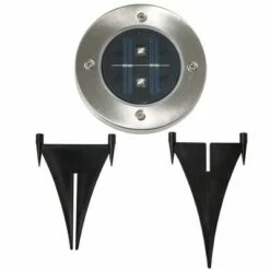 Cheap ⌛ Sunnydaze Decor Sunnydaze Outdoor Solar Garden Disk Style Bright White Pathway Ground Stake Lights for Driveway or Yard - 6pk 🤩 -Outdoor Lighting Store unnamed file 1573