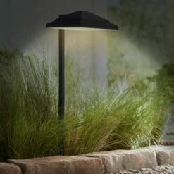 Best reviews of 🔔 John Timberland Basset 23" High Textured Black LED Landscape Path Light ✔️ -Outdoor Lighting Store unnamed file 1582