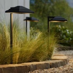 Best reviews of 🔔 John Timberland Basset 23" High Textured Black LED Landscape Path Light ✔️ -Outdoor Lighting Store unnamed file 1585