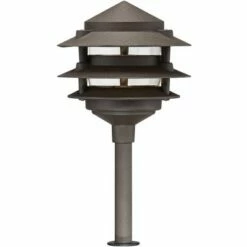 Best Sale 😉 John Timberland Pagoda and Spotlight 10-Piece LED Landscape Light Set 🤩