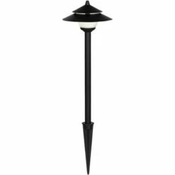 Best deal ๐ John Timberland Pagoda Textured Black 8-Piece LED Path and Flood Light Set ๐