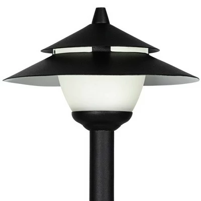 Best deal 👍 John Timberland Pagoda Textured Black 8-Piece LED Path and Flood Light Set 😀 5 Best deal 👍 John Timberland Pagoda Textured Black 8-Piece LED Path and Flood Light Set 😀 - Image 3