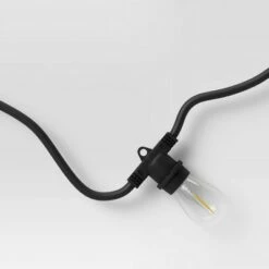 Brand new ⭐ Smith & Hawken 10ct LED Outdoor Non- Drop String Lights Black - Smith & Hawken™ 👏 -Outdoor Lighting Store unnamed file 19