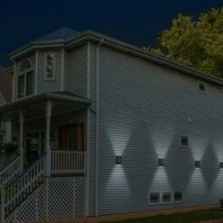 Outlet 🔔 Techko Maid LED Solar Dual Direction Outdoor Wall Light - Techko Kobot ⭐ -Outdoor Lighting Store unnamed file 191