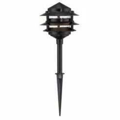 Best Pirce ๐ John Timberland Pagoda Black 9-Piece Outdoor LED Landscape Lighting Set ๐