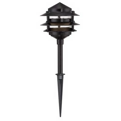 Best Pirce 🎉 John Timberland Pagoda Black 9-Piece Outdoor LED Landscape Lighting Set 👏 3 Best Pirce 🎉 John Timberland Pagoda Black 9-Piece Outdoor LED Landscape Lighting Set 👏