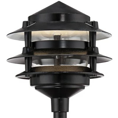 Best Pirce 🎉 John Timberland Pagoda Black 9-Piece Outdoor LED Landscape Lighting Set 👏 4 Best Pirce 🎉 John Timberland Pagoda Black 9-Piece Outdoor LED Landscape Lighting Set 👏 - Image 2