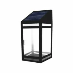 New 😉 Techko Maid LED Solar Outdoor Wall Panel Lantern with Clear Panel - Techko Kobot 🎉