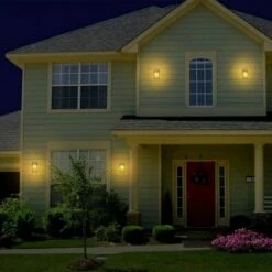 New 😉 Techko Maid LED Solar Outdoor Wall Panel Lantern with Clear Panel - Techko Kobot 🎉 -Outdoor Lighting Store unnamed file 202