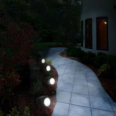 Cheapest 🔔 Nature Spring Solar-Powered LED Rock Lights – Black and Gray, 4-Pack 😍 6 Cheapest 🔔 Nature Spring Solar-Powered LED Rock Lights – Black and Gray, 4-Pack 😍 - Image 4