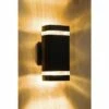 Flash Sale 🔥 GreenLighting 800 Lumen Hard Wired AC 110-130V Rectangle Up/Down Outdoor Wall Light -Black Sconce, 1Pack 👏