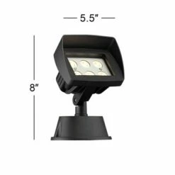 Best Pirce 🎁 Super Duty Eastham 8" High Black LED Landscape Flood Light 👍 -Outdoor Lighting Store unnamed file 2104