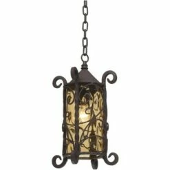 Hot Sale 🥰 John Timberland Traditional Outdoor Light Hanging Dark Walnut Iron Scroll 15" Champagne Water Glass Damp Rated for Exterior Porch 🥰 14 Hot Sale 🥰 John Timberland Traditional Outdoor Light Hanging Dark Walnut Iron Scroll 15" Champagne Water Glass Damp Rated for Exterior Porch 🥰 -Outdoor Lighting Store unnamed file 2199