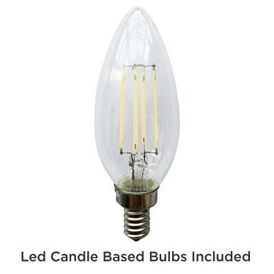 Brand new 👍 Franklin Iron Works Outdoor Ceiling Light Hanging LED Dimmable Bronze 22" Clear Seedy Glass for Exterior House Porch Patio 🔔 7 Brand new 👍 Franklin Iron Works Outdoor Ceiling Light Hanging LED Dimmable Bronze 22" Clear Seedy Glass for Exterior House Porch Patio 🔔 - Image 6