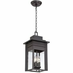 Top 10 😉 Franklin Iron Works Outdoor Ceiling Light Hanging Lantern Black Specked Gray 17 1/2" Clear Glass for Exterior House Porch Patio 😀 -Outdoor Lighting Store unnamed file 2246