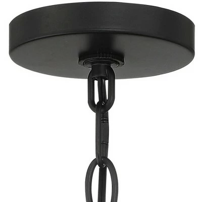 Buy ๐ฏ Possini Euro Design Modern Outdoor Ceiling Light Hanging Black Geometric Frame 12 1/2" Seedy Glass for Exterior House Porch Patio โจ 5 Buy ๐ฏ Possini Euro Design Modern Outdoor Ceiling Light Hanging Black Geometric Frame 12 1/2" Seedy Glass for Exterior House Porch Patio โจ - Image 4