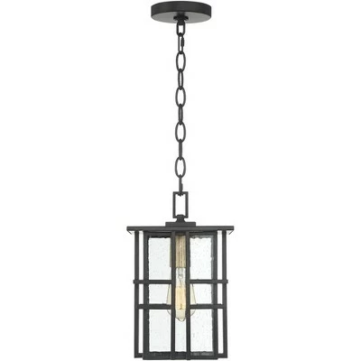 Buy ๐ฏ Possini Euro Design Modern Outdoor Ceiling Light Hanging Black Geometric Frame 12 1/2" Seedy Glass for Exterior House Porch Patio โจ 7 Buy ๐ฏ Possini Euro Design Modern Outdoor Ceiling Light Hanging Black Geometric Frame 12 1/2" Seedy Glass for Exterior House Porch Patio โจ - Image 6