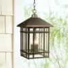 Best deal 🔔 Kathy Ireland Sierra 16 1/2"H Bronze Outdoor Hanging Light 🧨