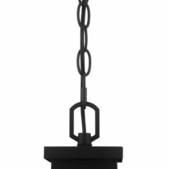 Discount ⭐ John Timberland Modern Outdoor Hanging Light Fixture Rich Black 18" Clear Seeded Glass for Exterior House Porch Patio Outside Deck ⭐ -Outdoor Lighting Store unnamed file 2272