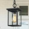 Best Pirce 😉 Square Glass/Metal Outdoor Pendant Lamp Black - LNC 😍 -Outdoor Lighting Store unnamed file 2280