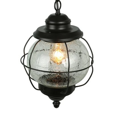 Wholesale 🎁 Glass/Metal Outdoor Pendant Lamp Black - LNC 👍 8 Wholesale 🎁 Glass/Metal Outdoor Pendant Lamp Black - LNC 👍 - Image 6